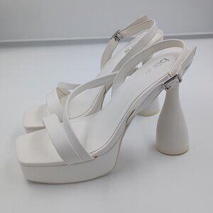 Bar 111 Scarlett Platforms White Women's 8.5